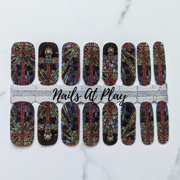 5 for $15 Nail Wraps- Cathedral - Picture 3 of 5